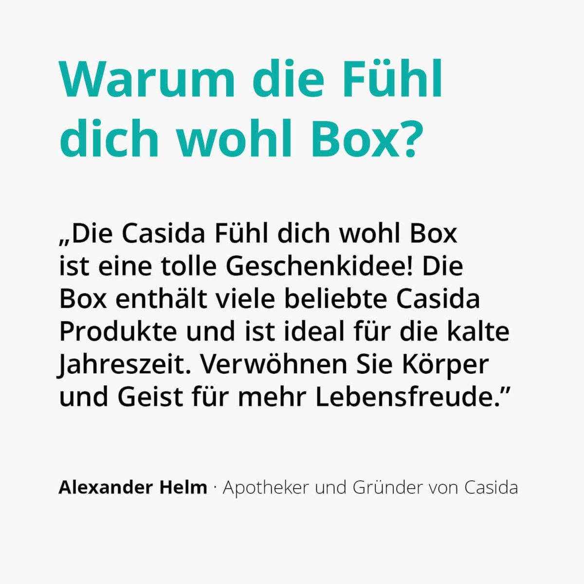 Casida Geschenkbox: Fühl Dich Wohl-Box