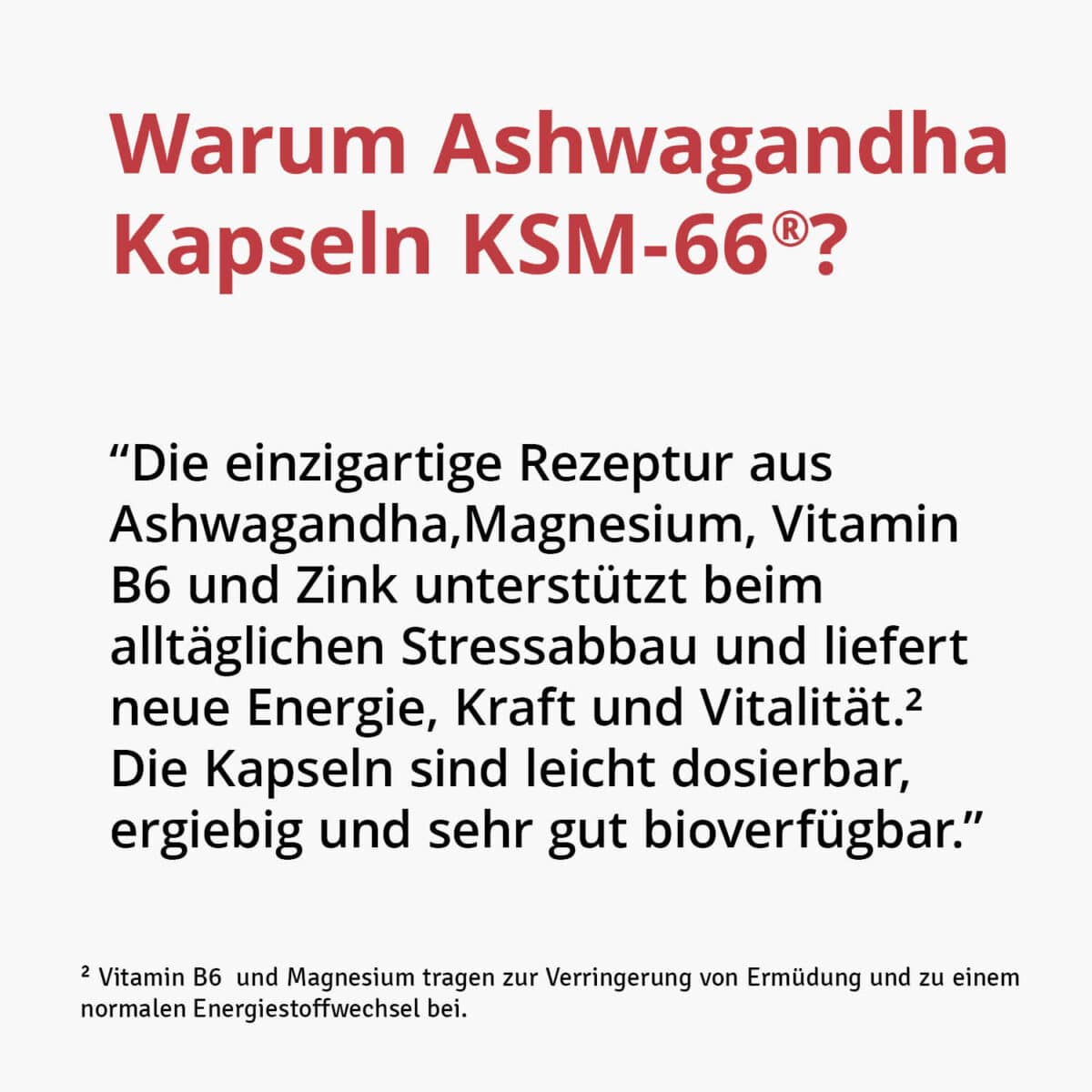 Ashwagandha Kapseln KSM-66®
