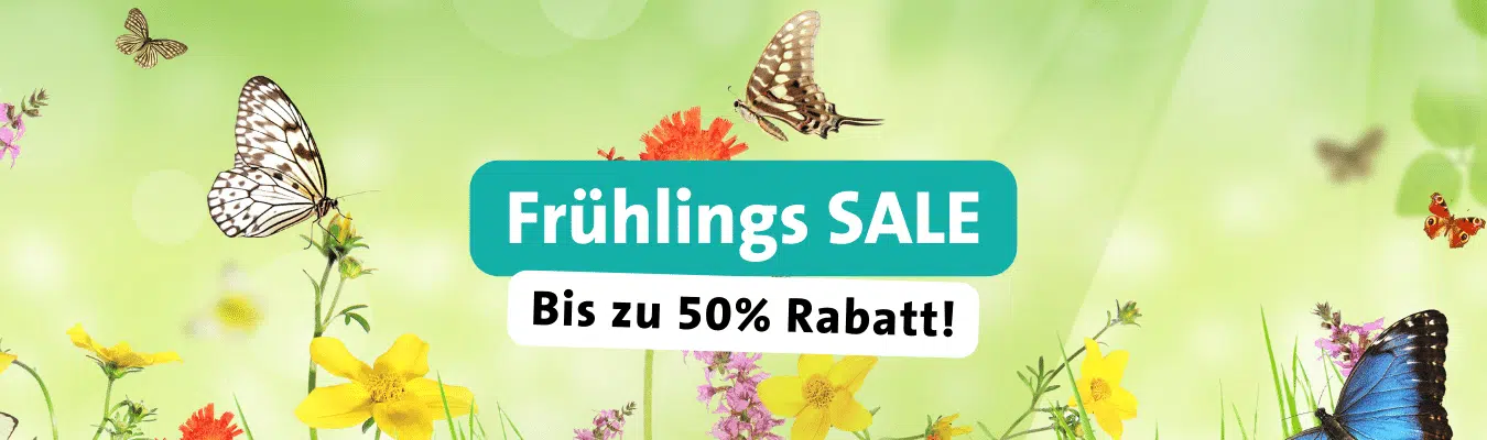 5€ Rabatt auf ALLES (MBW 75€) + 50% Frühlings-Sale