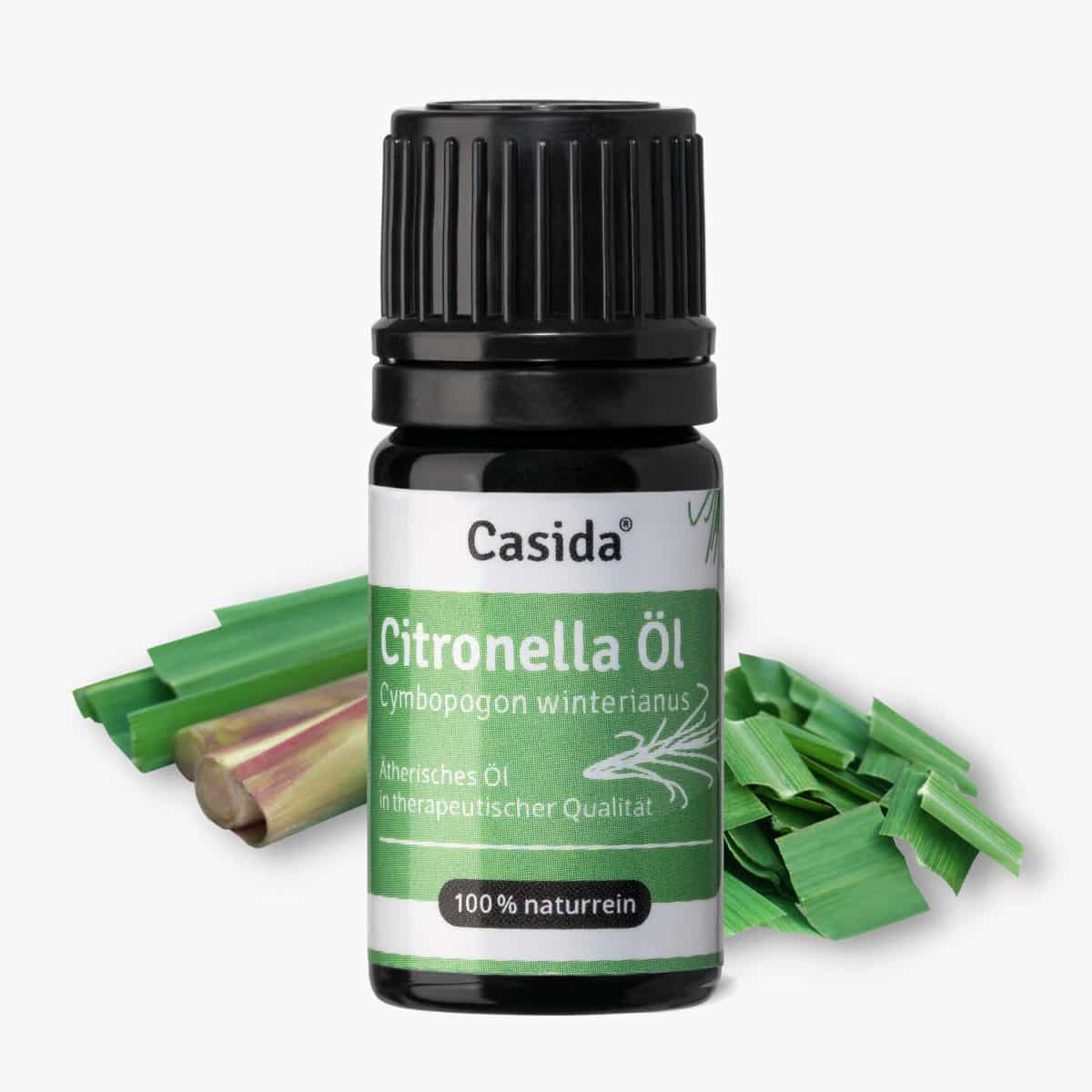 Casida Citronella Oil natural and pure – 5 ml 18186063 PZN Apotheke ätherische Öle Diffuser Cymbopogon winterianus