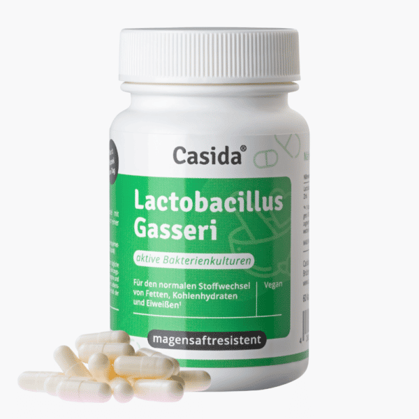 Casida Lactobacillus Gasseri Capsules Probiotics for a active metabolism