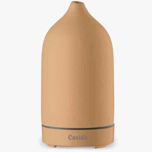 Ceramic Aroma Diffuser Apricot with LED