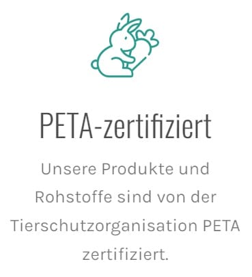 Casida PETA zertifiziert