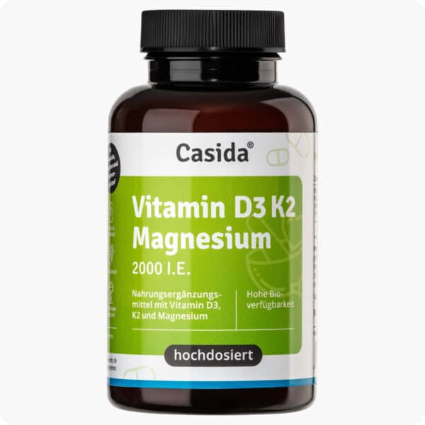 Vitamin D3 + K2 Capsules with Magnesium