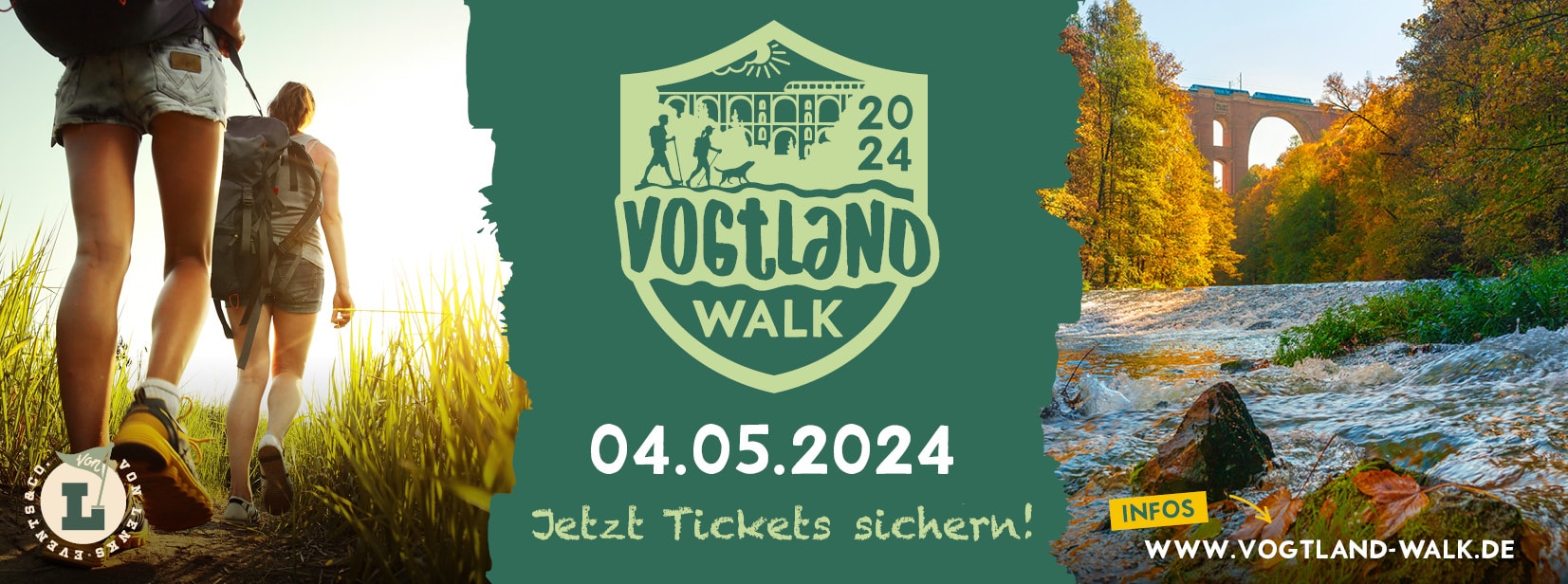 Vogtland Walk 2024 - Das Wander-Event unterstützt von Casida